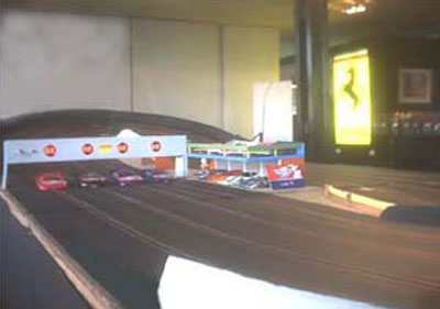alquiler pista scalextric en fiestas y Alquiler pista scalextric