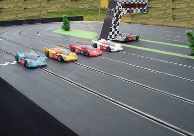 Pista scalextric para convenciones Juegos para convenciones